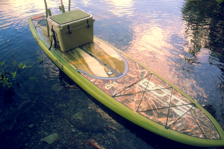 Review Bote Drift RealTree Inflatable Paddle Board GEAROGRAPHY