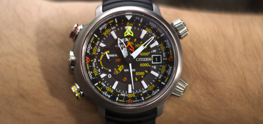 Review Citizen Eco Drive Promaster Altichron GEAROGRAPHY